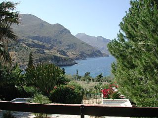 Villa Scopello view from balcony